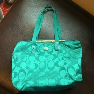 Bright Jade overnight bag